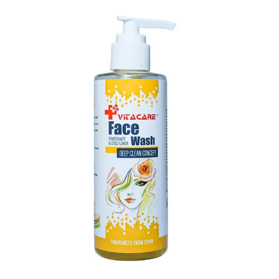 Picture of Vitacare Face Wash Pomegrante and Lotus flower 200 ML