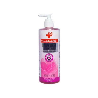 Picture of VITACARE LIQUID HAND WASH PREMIUM GRADE VELVETY  ROSE 400 ML PET BOTTLE