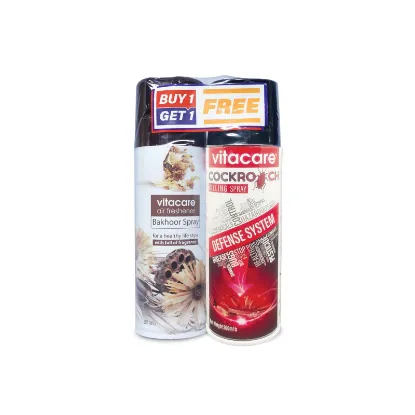 Picture of Vitacare Cockroach Spray 200 ML Can With Vitacare Bakhoor Air Freshener 200 ML Can