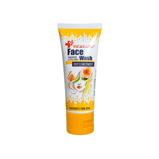 Picture of VITACARE FACE WASH PROMEGRANTE AND LOTUS FLOWER 75ML